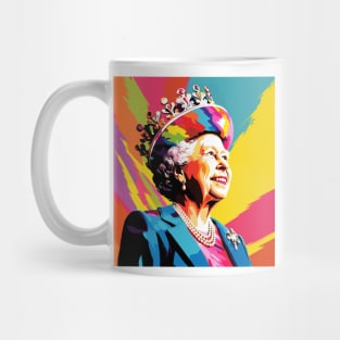 Elizabeth II Pop Art 1 Mug